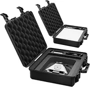 Starlink Mini Case, Hard Travel Case for Mini Starlink with Molded Foam, Power Supply, Cable & Ethernet Cable, Kickstand, Pipe Adapter, Waterproof Bag