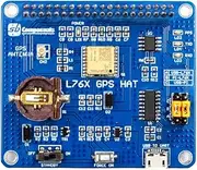 sb components Raspberry Pi GPS HAT GNSS Module GPS HAT for Raspberry Pi 4B/3B+/3B/2B/Zero/W/Zero WH, Supports GPS, BDS, QZSS, etc.