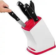 Knives Block Holder - Kitchen Racks Holder | Space Saving Multifunctional Knives Storage Rack with Drainage Hole for Chopstick, for Cutting Tools