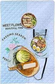 Beach Blanket Waterproof Sandproof | Multi-Functional Folding Camping Blanket with Zipper | Compact Easy-Clean Outings Accessories for Backyard Gatherings Outdoor Concerts