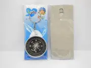 Brand New Silver Aluminium Compass with Key Ring Kids Gift (KR-P25)
