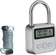 Tenixlox Combination Lock, Metal Timer Lock,Timers,Usb Rechargeable Time Timer P