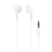 iLuv White Bubble Gum 2 Earphones/Headphones In-Ear for iPhone/Android/MP3/iPod