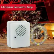 Christmas Sound Sensor Music Speaker /9.8ft String Lights Voice-activated Props Caiguang