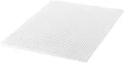 Giselle Bedding 5cm Thick Double Mattress Topper, Bed Egg Crate Foam Mattresses Toppers Protector Cool Cover Sleeping Mat Home Bedroom, High Density Anti Bacterial White