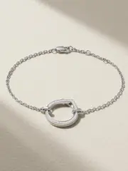 [Repossi] Repossi - Antifer 18-karat White Gold Diamond Bracelet - Silver - One size One size Silver