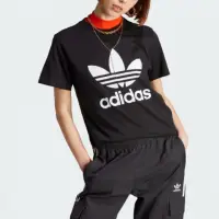 在飛比找momo購物網優惠-【adidas 愛迪達】TREFOIL TEE 上衣 女 短