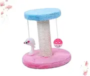 BESPORTBLE 1 PC Creative Cat Climbing Frame with Bell and Rat Ball Random Color Cat Scratch for Indoor Play Provides Scratching and Climbing Fun Durable and Safe Materials Random Color