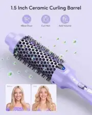 Wavytalk Thermal Brush 1.5 Inch Ionic Heated Round Brush Creates Blowout Look AU