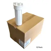 White Filter Housing for Reverse Osmosis 10" x 2.5" Pentek 12 Pk Part # 158125