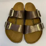 Birkenstock New with Box Arizona Graceful Toffee Birko-Flor Regular Select Size