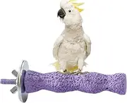 Bird Perches - Calcium Teeth Chew Toy, Parrot Perch, Hamster Grinding Stone - Natural Stick Paw Grinding Rough-Surfaced Chew Toy for Cockatiels, Cockatoo, Lorikeet, Conure, Parakeet
