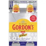 [Gordons] Gordons & Schweppes Tonic Bottle 275mL