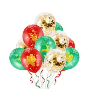 12 Pcs Ballons Decorations New Year Party Supplies Balloon Scene Decor