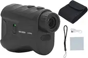 Range Finder Golfing with Slope Switch, 600m Golf Rangefinder Measuring Tool, High Accuracy Portable Distance Finder, Rechargeable Laser Distance Single Barrel Range Finder for Hunting Archery (Black)