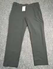 Nike Golf Pants Gray Size 36X30 Tapped Leg Ankle Length Light Weight Mid-rise