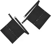 VICASKY 2pcs Hair Stylist Bag Hairdressing Tool Bag Salon Tool Bag Hair Tool Belt Bag Barber Waist Bag Salon Accessories Barber Tools Storage Bag Barber Belt Bag Black Fabric