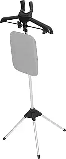HOODANCOS Handheld Garment Steamer Rack with Integrated Ironing Board Foldable Clothes Drying Stand for All Types Compact Telescopic Design for Quick Ironing