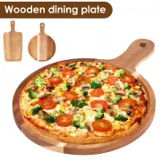 Wood Cutting Board with Handle Portable Wooden Chopping Serving Pizza Paddle ︘