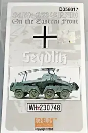 Echelon Decals D356017 1/35 Seydlitz Sd. Kfz. 232 On The Eastern Front