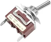 15A On Off Momentary Toggle Switch Rocker Switch 2 Pin 2 Position 12mm for Automobile Home Appliance Industrial Control