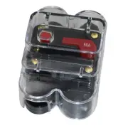 12V-36V DC Circuit Breaker with Manual Reset for Car Marine Boat Motorcycle, 60A