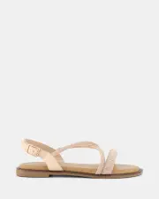 Miss Sofie Melanie/Nude Sparkle Womens Sandals 10