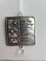 “Hope Courage Guidance” Love Strength Inspirational Gift Hang Anywhere