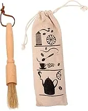 Luxshiny Wood Handle Coffee Grinder Cleaning Brush Tool for Coffee Machine Maintenance Comfortable Wood Material for Efficient Cleaning