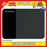 Toshiba 1TB 2TB 4TB External Hard Drive Portable Canvio Ready SuperSpeed USB 3.2