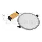 18W 3000k Silver Modern Slim Design Thin Bezel Ceiling Round Panel Down Light CE