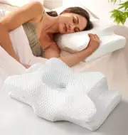 Cervical Neck Pillow for Sleeping, Ergonomic Side Sleeper Pillows for Adults,...