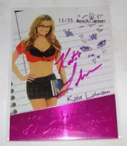 2014 Benchwarmer KATIE LOHMANN Hot For Teacher #57 SCHOOL GIRLS Auto/25 PLAYBOY