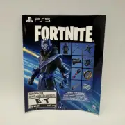 PS5 Fortnite Cobalt Star Bundle + 1000 V Bucks (Unscratched Unused Code) Card