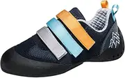 [ZHENSI] Climbing Shoes Beginners Indoor Bouldering Shoes Non-Slip for Men Teens Rock-Climbing Training Shoes