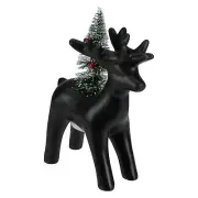 Northlight 7.5" LED Ceramic Standing Reindeer Christmas Tree Warm White Lights