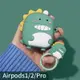airpods保護套AirPodsPro3代蘋果耳機套airpods2殼無線藍牙pro盒硅膠三代ipods創意airpo