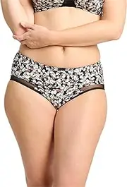 [Sans Complexe] Women's Complice 40PAD81 Hipsters, Imprime Rose/Noir, UK