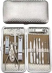 Nail Clippers Set Nail Clipper Set 12 Piece Set Nail Clipper Beauty Manicure Tool Set Nail Clipper Gift Set Golden Hand Foot Care Tools Pedicure Nail Clippers Portable Set