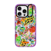 iPhone 16 Pro Impact Ring Stand Case MagSafe Compatible Silly Stickers
