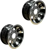 TDR 2pcs Front Rim for 21x7-10" Tyres - 10" Inch Rim for 200cc 250cc Quad Dirt Bike ATV Buggy