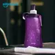 【韓國sillymann】 100%時尚便攜捲式鉑金矽膠水瓶-550ml (星空紫) - 星空紫 (6.8折)