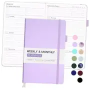 Undated Weekly Planner for 2025, Simplified Weekly & Monthly Calendar