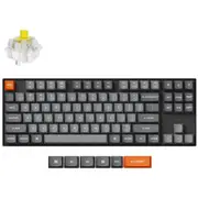 Keychron K8M-B4 K8 Max 80% TKL Layout 87 Keys, Keychron Super Banana Switch, RGB, Mechanical Wireless Keyboard [K8M-B4]