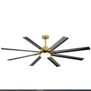 Zolman 72 in. Integrated LED Aluminum-Blades Indoor Gold Ceiling Fan with Light