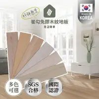 在飛比找momo購物網優惠-【完美主義】韓國製免膠PVC崔勾地板/0.53坪(地板貼/韓