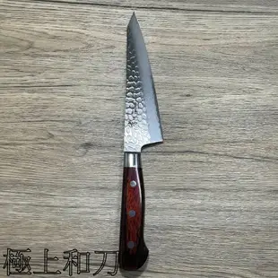 堺 孝行 VG10 33層 大馬士革紋 骨刀 日本刀 180mm 桃花心合成木 握把