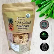 Organic Dried Pineapple Rings Dehydrated Fruit Slices Natural Chunks Snacks 250g