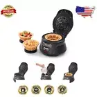 Innovative 750W Belgian Waffle Bowl Maker - Easy & Fun Breakfast Solutions