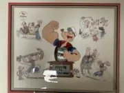 Popeye large Ltd Edition Cel, I Yam What I Yam, Myron Waldman, Cert,AP15/25, 99
